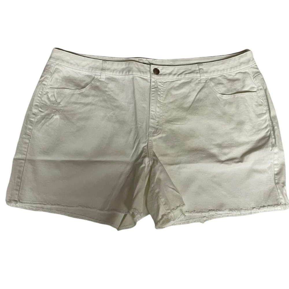 🌞Lane Bryant White Jean Shorts